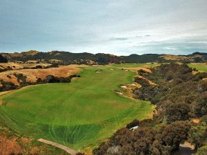 Cape Kidnappers 16th Aerial Fairway